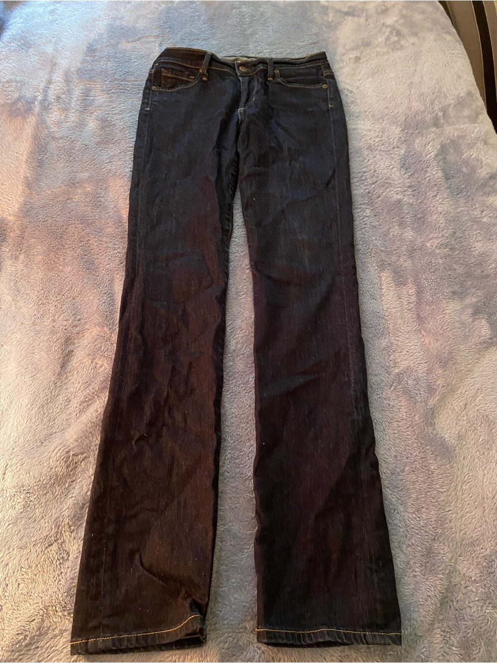Citizens Of Humanity Dark Indigo Wide Leg Jeans